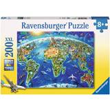 Ravensburger World Landmarks Map XXL 200 Pieces