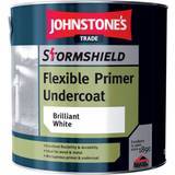 Johnstone's Trade Stormshield Flexible Primer Undercoat Wood Paint Brilliant White 2.5L