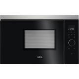Medium size Microwave Ovens AEG MBB1756SEM Stainless Steel, Black