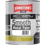Semi-glossies Paint Johnstone's Trade Smooth Metal Paint White 0.8L