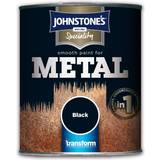 Johnstones Black - Metal Paint Johnstones Speciality Smooth Metal Paint Black 0.75L