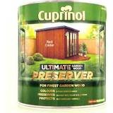 Red Paint Cuprinol Ultimate Garden Wood Preserver Wood Protection Red 4L