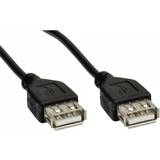 Female - Female - USB Cable Cables Akyga USB A-USB A 2.0 F-F 1.8m