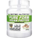 Hazelnut Protein Powders Scitec Nutrition Pure Form Vegan Protein Hazelnut Toffee 450g