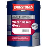 Johnstone's Trade Aqua Water Based Gloss Wood Paint, Metal Paint Yellow 5L