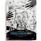 Bubble Masks - Mineral Oil Free Facial Masks Barber Pro Foaming Cleansing Mask with Activated Charcoal 18ml