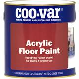 Coo-var Black Paint Coo-var Acrylic Floor Paint Black 1L