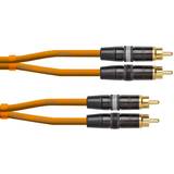 Orange - RCA Cables Cordial CEON 2RCA - 2RCA 0.6m