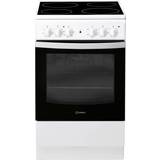 Indesit Electric Ovens Ceramic Cookers Indesit IS5V4KHW White