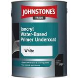 White - Wood Protection Paint Johnstone's Trade Joncryl Water-Based Primer Undercoat Wood Protection White 1L