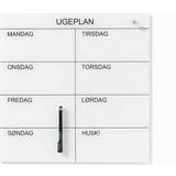 Planning Boards Naga Glass Week Planner 45x45cm