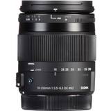 SIGMA Canon EF-S Camera Lenses SIGMA 18-200mm F3.5-6.3 DC Macro OS HSM C for Canon