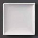 Olympia Olympia U153 'Square Plate - White (Pack of 12) Dessert Plate 12pcs
