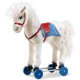 Fabric Push Toys Steiff Olivia Horse on Wheels 43cm