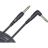 6.3mm (1/4" TRS) Cables - One Connector Planet Waves Classic 6.3mm-6.3mm Angled 3m