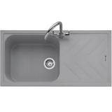 Caple Grey Drainboard Sinks Caple Veis 100 (VEI100PG)