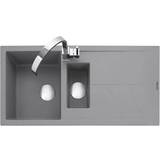 Caple Grey Drainboard Sinks Caple Sotera 150 (SOT150PG)