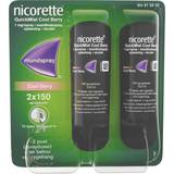 Nicotine Spray Medicines Nicorette Quickmist Cool Berry 1mg Duo 2pcs Mouth Spray