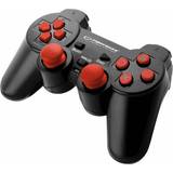 PlayStation 2 Game Controllers Esperanza Corsair Gamepad - Black/Red