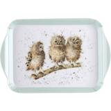 Multicoloured Serving Trays Wrendale Designs Owl Scatter Serving Tray