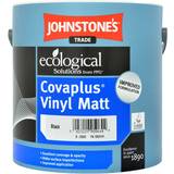 Johnstone's Trade Ecological Covaplus Vinyl Matt Wall Paint, Ceiling Paint Black 5L
