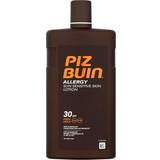 Bottle Sun Protection Piz Buin Allergy Sun Sensitive Skin Lotion SPF30 400ml