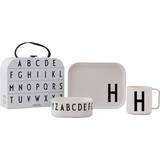 Design Letters Baby Dinnerware Design Letters Classics in a Suitcase Kids Gift Box A-Z