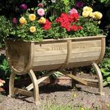 Rowlinson Pots, Plants & Cultivation Rowlinson Marberry Barrel Flower Box 61x107x71.5cm