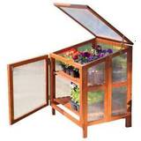 Rowlinson Greenhouses Rowlinson Hardwood Cold Frame Wood Polycarbonate