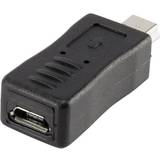 Cable Adapters - USB B Mini Cables Renkforce USB Micro B-USB Mini B M-F Adapter