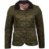 Barbour Quilted Jackets - Women Barbour Deveron Quilted Jacket - Olive/Pale Pink
