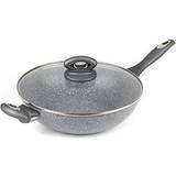 Salter Wok Pans Salter Marble with lid 28 cm