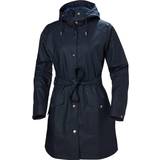 Women Rain Clothes Helly Hansen W Kirkwall II Raincoat - Navy