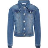 Denim jackets - Polyester Name It Star Rika Denim Jacket - Blue/Medium Blue Denim (13141427)