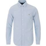 Men Shirts Polo Ralph Lauren Slim Fit Oxford Shirt - Bsr Blue