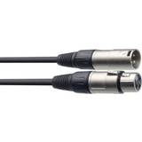 Black - XLR Cables Stagg XLR - XLR M-F 3m