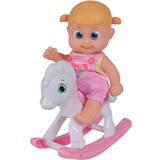 Animals - Baby Dolls Dolls & Doll Houses Simba BB Little Bonny with Rocking Horse