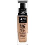 NYX Can't Stop Won't Stop Full Coverage Foundation CSWSF10.5 Medium Buff