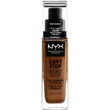 NYX Can't Stop Won't Stop Full Coverage Foundation CSWSF16.7 Warm Mahogany