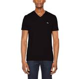 Lacoste V-neck Pima Cotton Jersey T-shirt - Black