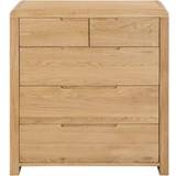 Oak Chest of Drawers Julian Bowen Curve Chest of Drawer 85x92cm