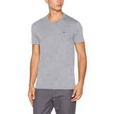 Lacoste V-neck Pima Cotton Jersey T-shirt - Grey Chine
