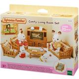 Doll-house Furniture - Fabric Dolls & Doll Houses Sylvanian Families Comfy Living Room Set
