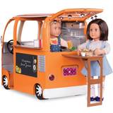 Doll Vehicles - Lights Dolls & Doll Houses Our Generation Grill to Go Food Truck