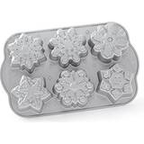 Nordic Ware Snowflake Cakelet Pan Tin