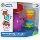 Learning Resources Kitchen Toys Learning Resources Serving Shapes Tea Set