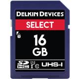 Delkin Select SDHC Class 10 UHS-I U1 V10 100/30MB/s 16GB