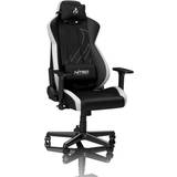 Adjustable Armrest Gaming Chairs Nitro Concepts S300 EX Gaming Chair - Radiant White
