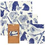 Bee's Wrap Kitchen Accessories Bee's Wrap Bees and Bears Print Assorted Wrap S/M/L Beeswax Cloth 3pcs