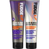 Heat Protection Gift Boxes & Sets Fudge Clean Blonde Damage Rewind Toning Violet Duo 2x250ml